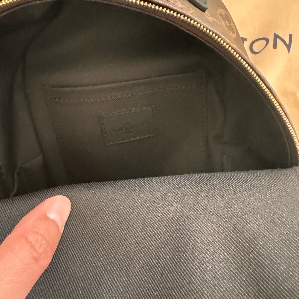 Like NEW Authentic Louis Vuitton monogram palm springs mini backpack crossbody - Picture 7 of 12
